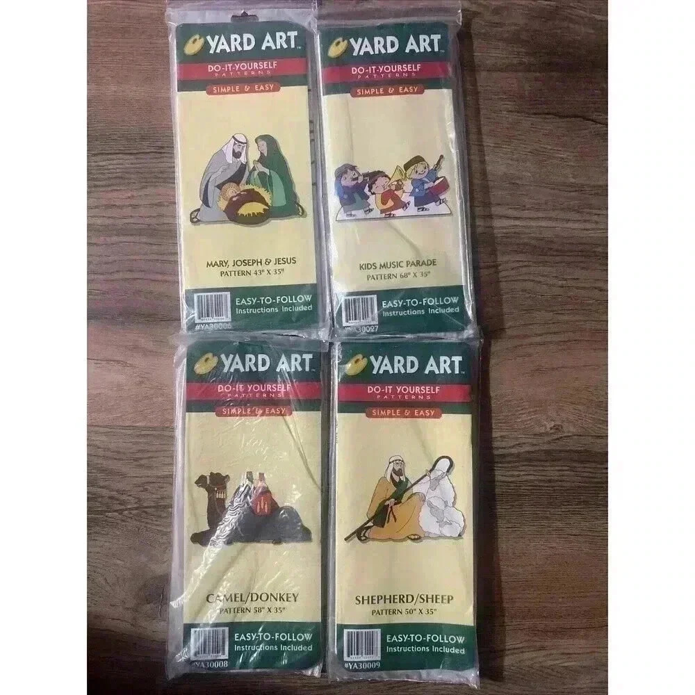 Yard Art Do It Yourself  Art Wood Patterns , Nativity , Mary Joseph Jesus , 4